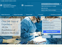 Tablet Screenshot of columbiasurgery.org